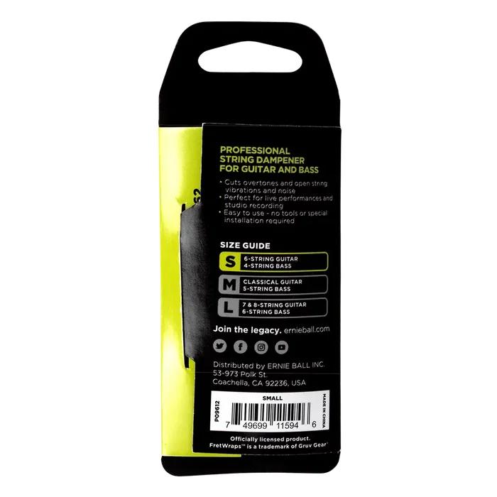 Ernie Ball FretWrap par Gruv Gear - SM