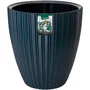 Garden ID Pot de Fleurs FANCY, Éco-Responsable, 80% Plastique Recyclé, Résistant Chocs/Gel/UV, Bleu Pétrole, 40 x 42 cm, pour Jardin, Balcon ou Intérieur