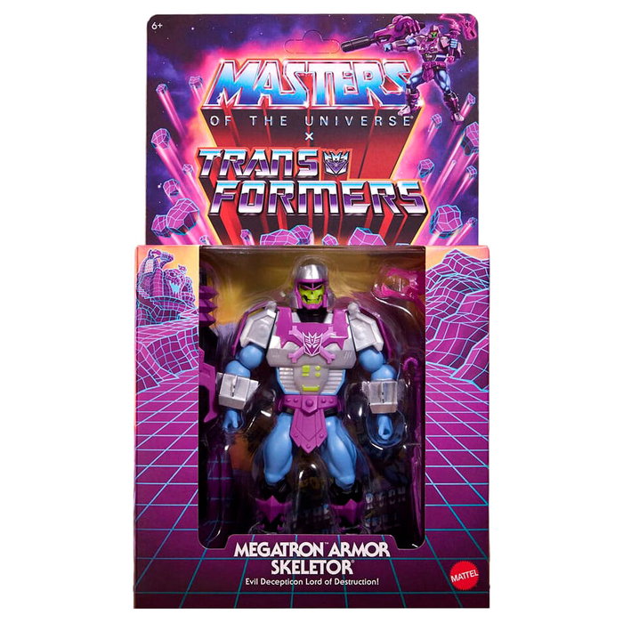 Mattel Masters of the Universe x Transformers - Figurine Armor Skeletor Megatron (Exclusivité Européenne) Mattel Masters of the Universe x Transformers - Figurine Armor Skeletor Megatron (Exclusivité Européenne)