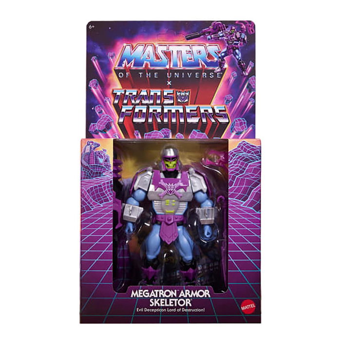 Mattel Masters of the Universe x Transformers - Figurine Armor Skeletor Megatron (Exclusivité Européenne) Mattel Masters of the Universe x Transformers - Figurine Armor Skeletor Megatron (Exclusivité Européenne)