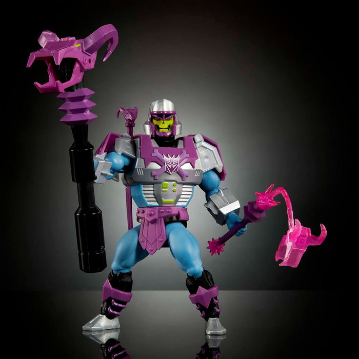 Mattel Masters of the Universe x Transformers - Figurine Armor Skeletor Megatron (Exclusivité Européenne) Mattel Masters of the Universe x Transformers - Figurine Armor Skeletor Megatron (Exclusivité Européenne)