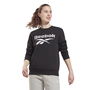 Sweat sans capuche femme Reebok identity Logo Fleece W Noir