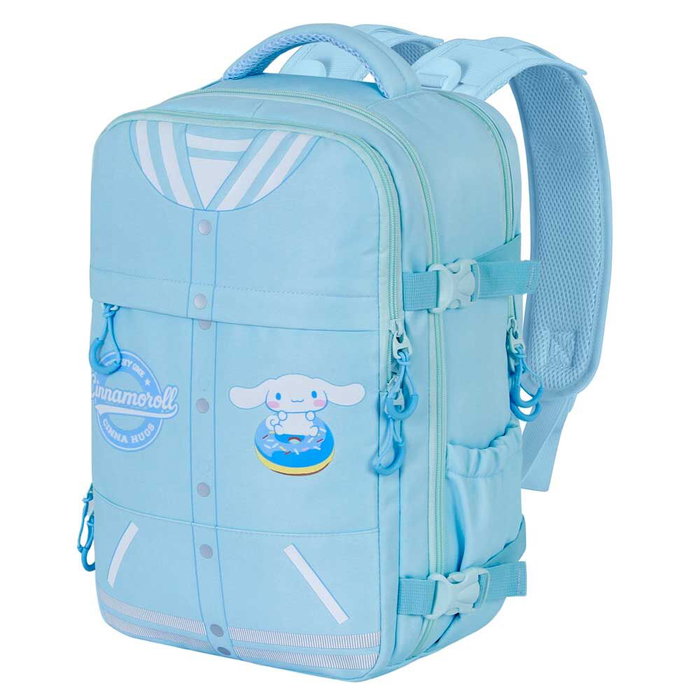 Karactermania Sac à dos Hello Kitty Cinnamoroll Varsity Bleu 40x20x25cm
