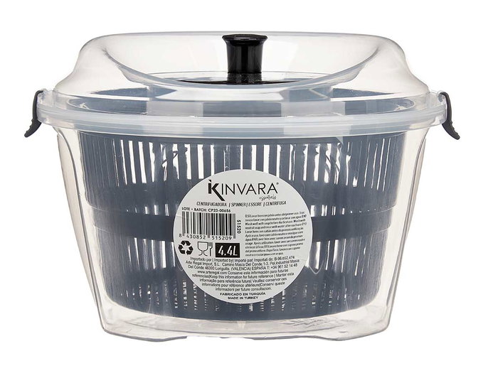 Kinvara Centrifugeuse à Légumes 4,4 L Couleurs Neutres 26 x 18 x 25 cm (Set de 6) Kinvara Centrifugeuse à Légumes 4,4 L Couleurs Neutres 26 x 18 x 25 cm (Set de 6)