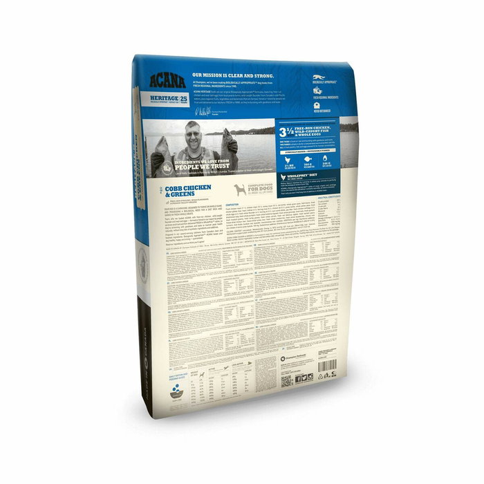 Nourriture Acana Dog TF Heritage Adult Adulte Poulet Dinde Poisson 11,4 Kg 1 kg Nourriture Acana Dog TF Heritage Adult Adulte Poulet Dinde Poisson 11,4 Kg 1 kg