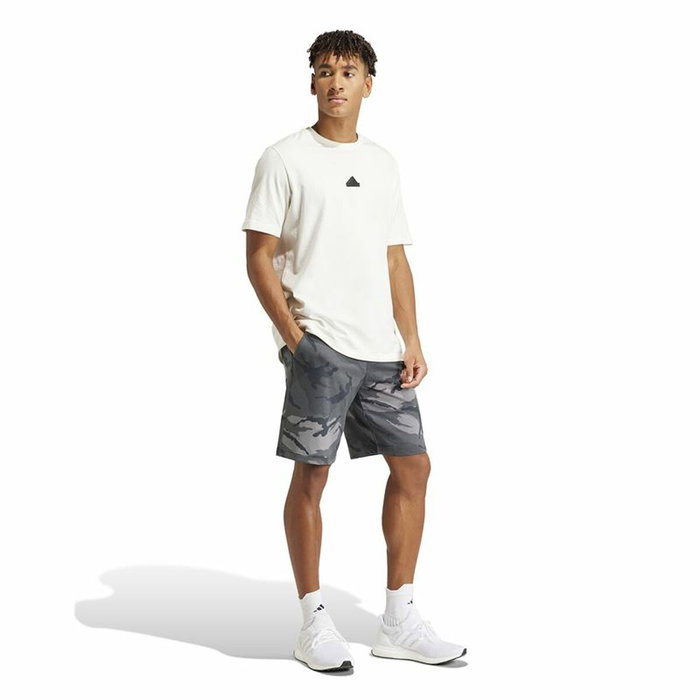 Short de Sport Adidas Camo Gris