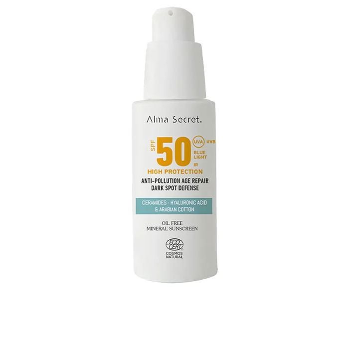 Alma Secret Crème Visage Haute Protection SPF50 50 ml Alma Secret Crème Visage Haute Protection SPF50 50 ml