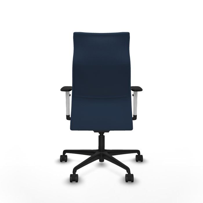 Piqueras Y Crespo Fauteuil Albacete Bleu marine avec mécanisme synchrone et accoudoirs ByN