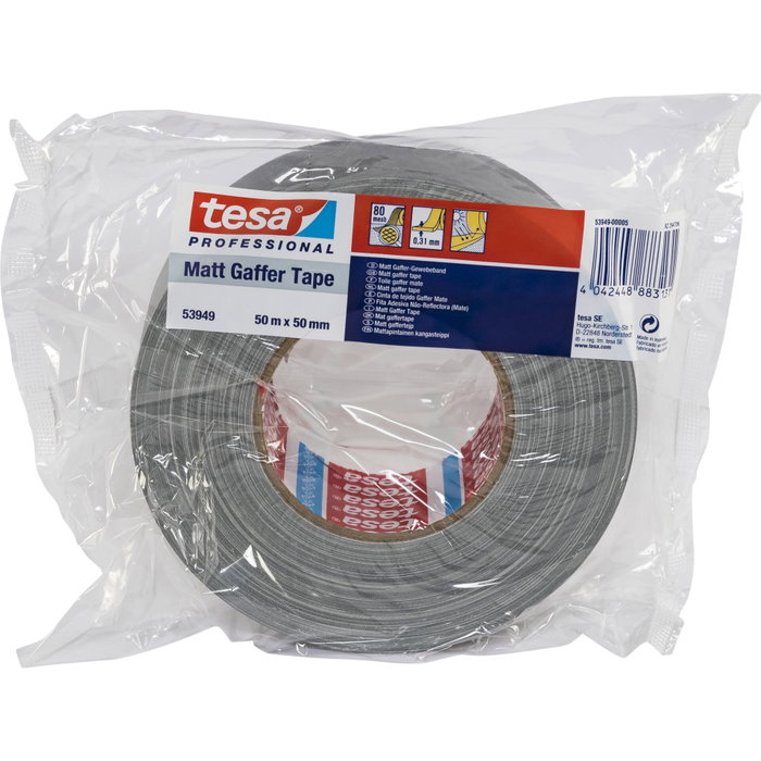 Tesa Gaffer Tape Argenté 50 mm x 50 m 53949 Tesa Gaffer Tape Argenté 50 mm x 50 m 53949