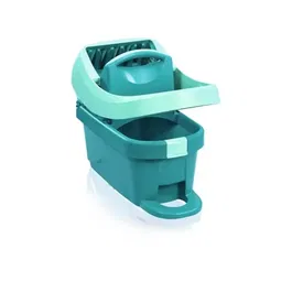 Leifheit Seau essoreur à roulettes mobile Profi XL 55076, 8 L, pour essorage facile des housses de serpillère et lave-sol