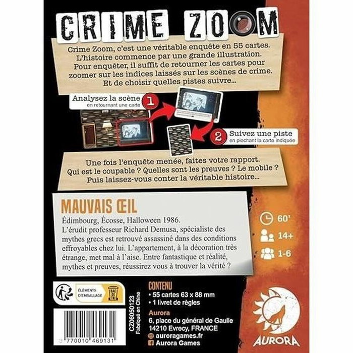 Asmodee Crime Zoom : Mauvais oeil
