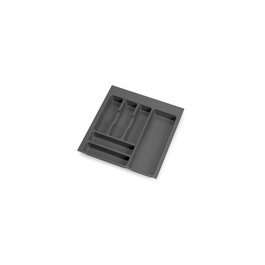 Emuca Range-couverts Optima, module 500 mm, Gris anthracite
