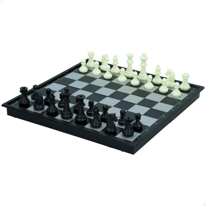Échecs et dames CB Games Plastique (6 Unités) Échecs et dames CB Games Plastique (6 Unités)