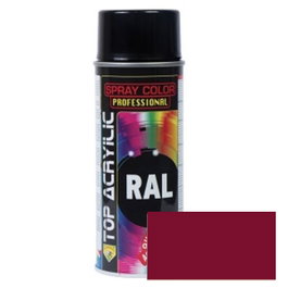 TOP ACRYLIC Spray Acrylique Rouge/Pourpre RAL-3004 400ml