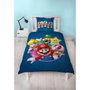 Mario Bros Parure de lit réversible Mario et ses amis, 140 x 200 cm