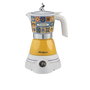 Ariete Moka Aroma - Cafetière moka électrique blanche pour 2 ou 4 tasses
