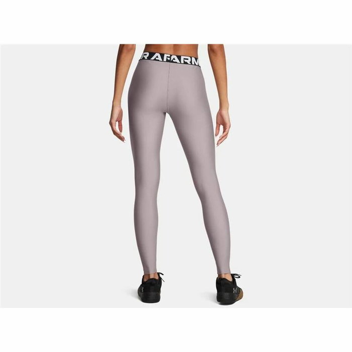 Leggings de Sport pour Femmes Under Armour Hg Authentics Gris Blanc