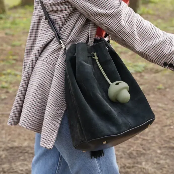 Thermobaby - Range tétine en silicone doux sans BPA, vert cactus - Rangement pratique et sécurisé pour tétines, accrochable sur sac ou poussette