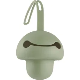 Thermobaby - Range tétine en silicone doux sans BPA, vert cactus - Rangement pratique et sécurisé pour tétines, accrochable sur sac ou poussette