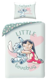Halantex Parure de lit Lilo & Stitch Little Lovebug 140 x 200 cm / 70 x 90 cm