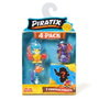 Magic Box Pack de 4 figurines Piratix Golden Treasure - Inclut 3 figurines Piratix et 1 figurine Piratix Sorpresa