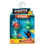 Magic Box Pack de 4 figurines Piratix Golden Treasure - Inclut 3 figurines Piratix et 1 figurine Piratix Sorpresa