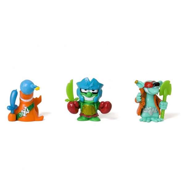 Magic Box Pack de 4 figurines Piratix Golden Treasure - Inclut 3 figurines Piratix et 1 figurine Piratix Sorpresa