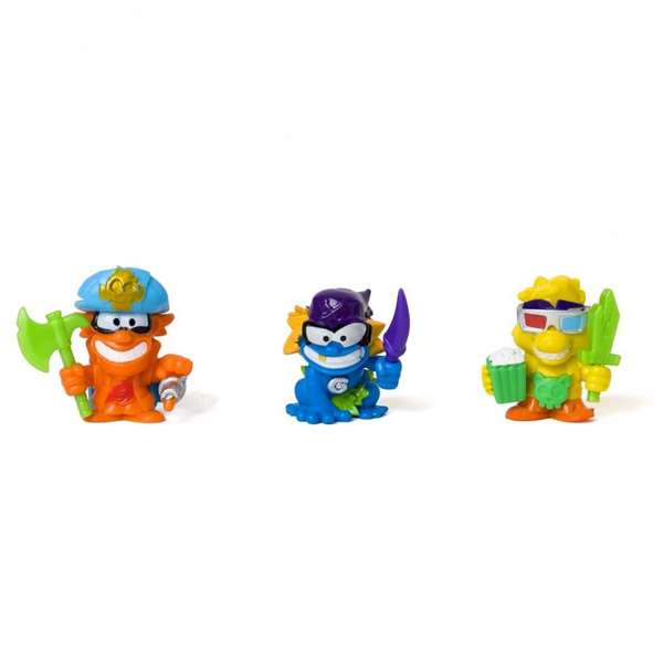 Magic Box Pack de 4 figurines Piratix Golden Treasure - Inclut 3 figurines Piratix et 1 figurine Piratix Sorpresa