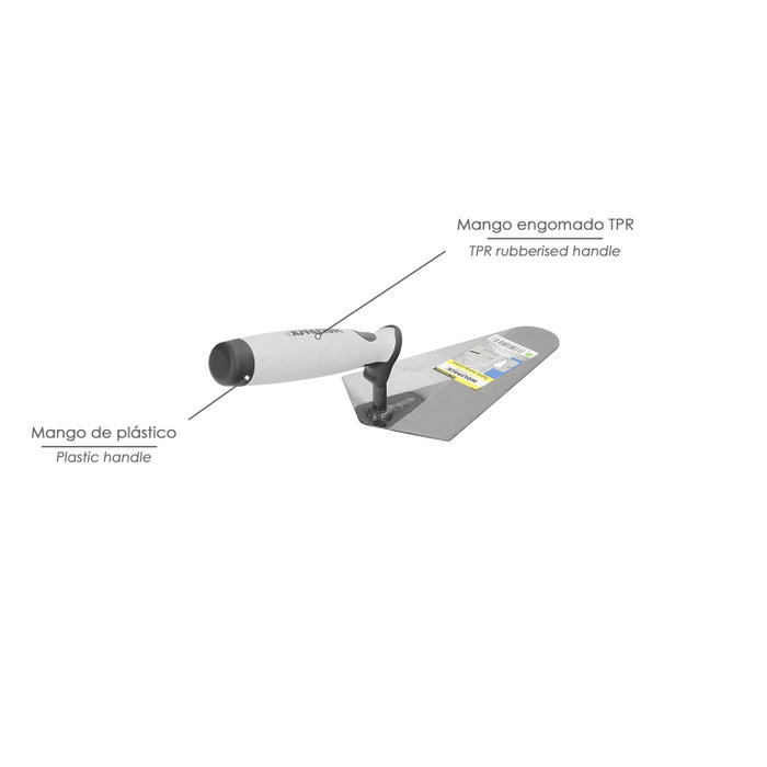 WOLFPACK LINEA PROFESIONAL Truelle Maurer Gummy-grip 348 160mm