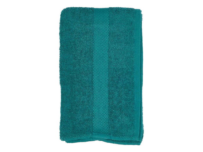 Berilo Serviette Unie 70x130 cm Bleu Pétrole 80% Coton 20% Polyester 400 g/m² (Set de 12)