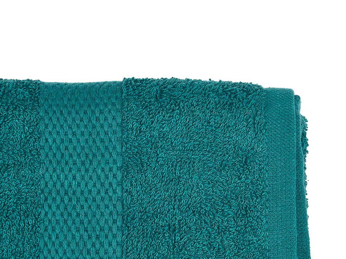 Berilo Serviette Unie 70x130 cm Bleu Pétrole 80% Coton 20% Polyester 400 g/m² (Set de 12)