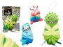 BERILO Lot de 24 grandes éponges de bain pour enfants, multicolore