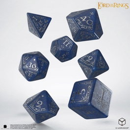 Q Workshop Le Seigneur des Anneaux Set de 7 dés Gondor
