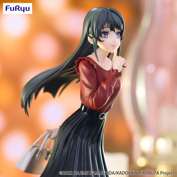 Rascal Does Not Dream of Bunny Girl Senpai Trio-Try-iT statuette PVC Mai Sakurajima Winter Outfit Ver. 21 cm