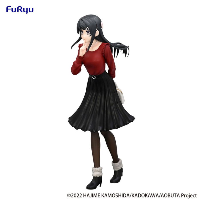 Rascal Does Not Dream of Bunny Girl Senpai Trio-Try-iT statuette PVC Mai Sakurajima Winter Outfit Ver. 21 cm