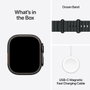 Apple Watch Ultra 3 GPS + Cellular - 49mm - Boîtier Black Titanium - Bracelet Black OceanBand