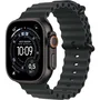 Apple Watch Ultra 3 GPS + Cellular 49mm, boitier titane noir, bracelet Ocean Band noir