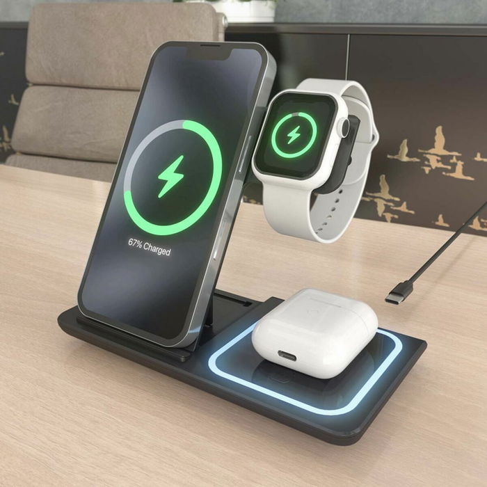 Chargeur mural Aisens Noir