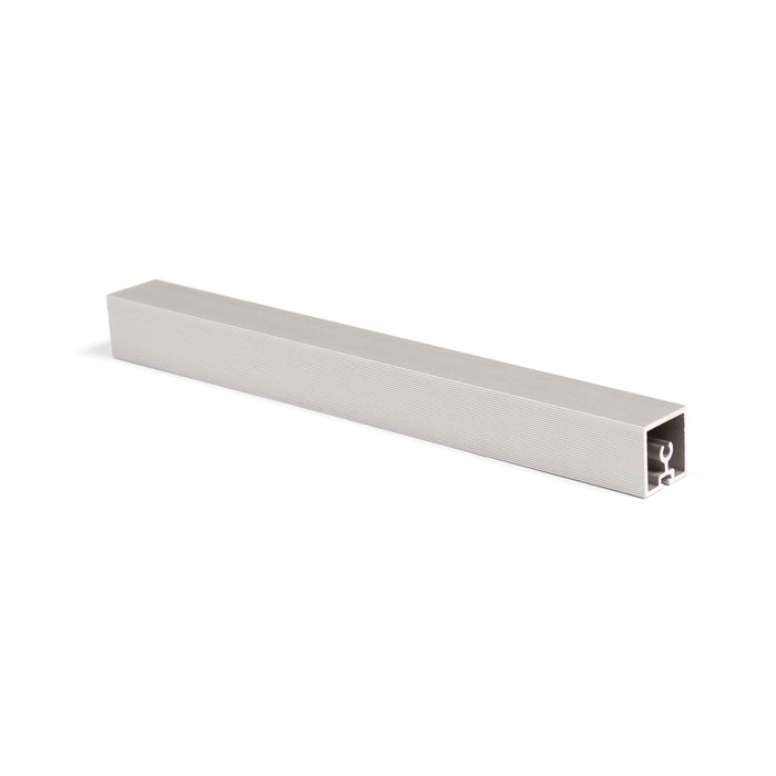 Emuca Kit de 4 profilés transversaux Albeam, aluminium anodisé mat
