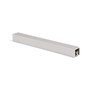Emuca Kit de 4 profilés transversaux Albeam, aluminium anodisé mat