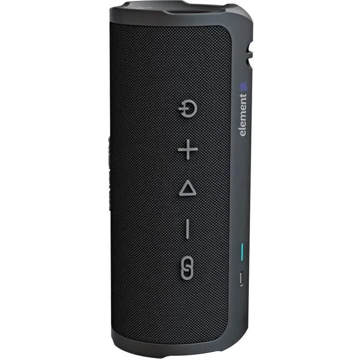 Yenkee YSP 30BK - Enceinte Bluetooth portable étanche IPX7, son puissant 12h autonomie, Bluetooth 5.3 anti-latence, design robuste pour aventures - Noir
