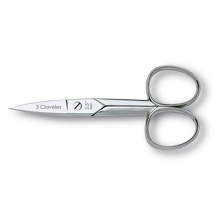 Tres Claveles Ciseaux à ongles droite 3.5 pouces Tres Claveles Ciseaux à ongles droite 3.5 pouces