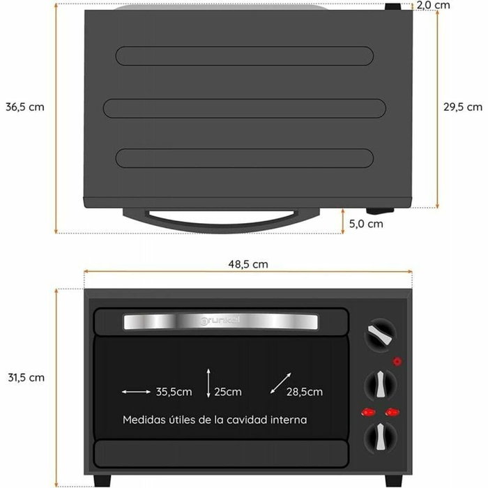 Grunkel Plaque de cuisson HR-28N RM 1600 W