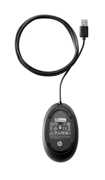 HP 320M - Souris filaire USB pour bureau et ordinateur portable, profilage ergonomique, molette, compatible désinfection HP 320M - Souris filaire USB pour bureau et ordinateur portable, profilage ergonomique, molette, compatible désinfection