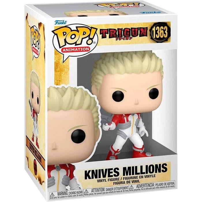 FUNKO Figura POP Trigun Knives Millions FUNKO Figura POP Trigun Knives Millions