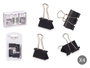 PINCELLO Set 4 Pinces Clips Noir Grand Format