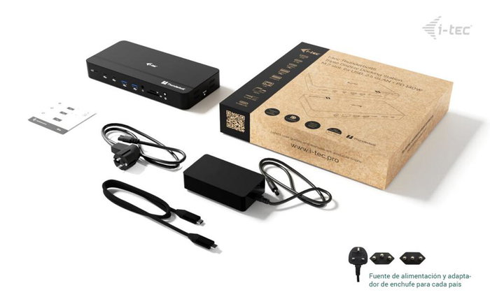 i-tec Thunderbolt 5 Triple Display Docking Station 13 en 1 i-tec Thunderbolt 5 Triple Display Docking Station 13 en 1