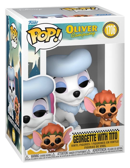 Oliver & Co. Figurine POP&Buddy Vinyl Georgette w/Tito 9 cm Oliver & Co. Figurine POP&Buddy Vinyl Georgette w/Tito 9 cm
