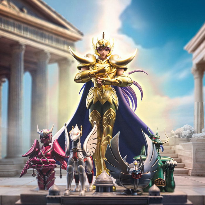 Saint Seiya statuette 1/10 Art Scale Aries Mu Deluxe 27 cm