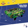TACHAN Futbolin de Table avec Pieds et Compteur Manuel, Tiges en Caoutchouc, Dimensions 51x31x18.5 cm, pour Adultes +14 ans